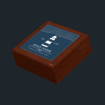 Boîte À Souvenirs Nom de bateau du phare personnalisé Nautique<br><div class="desc">Nautique Personnalisé phare conception de nom de bateau. Les produits correspondants se trouvent dans la collection de phare Nautical Boat. Si vous avez des questions,  n'hésitez pas à me contacter.</div>