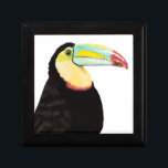 Boîte À Souvenirs Oiseau tropical Toucan<br><div class="desc">Oiseau tropical Toucan. Artiste : Naomi McCavitt. ID d'image : 145973Z.</div>