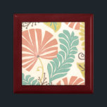 Boîte À Souvenirs Pastel Floral Vines et Feuilles sur Arrière - plan<br><div class="desc">Les vignes florales et les feuilles aux couleurs pastel sont les sujets de cette pièce d'Erica J. Vess. Le mélange de pastels sur l'arrière - plan crème aide le tableau à se démarquer sans accabler les sens. Mettez cette empreinte tropicale dans votre maison aujourd'hui !</div>
