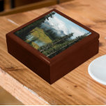 Boîte À Souvenirs Paysage pittoresque du Mont Rainier<br><div class="desc">Magasinez des bijoux,  des bijoux et d'autres petits commerces dans cette boîte cadeau en bois avec carreaux en céramique avec une photo du Mont Rainier enneigé et paysage pittoresque environnant dans les Cascade Mountains de l'État de Washington. Sélectionnez la taille et la couleur de votre boîte cadeau.</div>