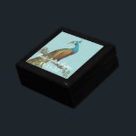Boîte À Souvenirs Peacock Feathers Mariage damassé Anniversaire<br><div class="desc">Mariage Black Lacquer Keepsaké concepteur personnalisé Bijoux personnalisées Boîte ou Boîte à mémoire Elégant unique Mariage Anniversaire Cadeaux de Noël ou Valentines Cadeaux de Jour</div>