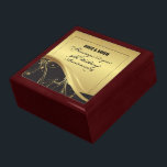 Boîte À Souvenirs Personnaliser, 50e anniversaire Mariage Religieux<br><div class="desc">Un Anniversaire Mariage d'or est une occasion si spéciale. Cet élégant cadeau en or et noir,  souvenir ou cadeau sera parfait pour célébrer un mariage aussi durable.</div>