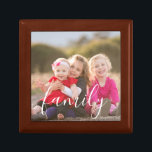 Boîte À Souvenirs Photo de famille<br><div class="desc">Cadeaux personnalisés de photos de famille. Crédit photo Photographie © Storytree Studios,  Stanford,  CA.</div>