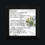 Boîte À Souvenirs poème de fille   de bouquet de mariage<br><div class="desc">Un grand cadeau pour une fille son jour du mariage.</div>