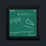 Boîte À Souvenirs professeur de mathématiques algebra geek<br><div class="desc">"professeur de mathématiques algebra geek""retour à l'école" "mariage geek"" geek mariage "mariage nerd" mariage nerdy ""hipster mariage""drôle mariage" "vert geek" "vert nerd""retro mariage "geek nerd nerdy hipster art dessin rétro drôle gag blague cadeau d'anniversaire cadeau cadeau d'anniversaire cadeau minimaliste vert blanc craie tutor mathlethleboard école de geeky</div>