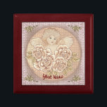 Boîte À Souvenirs Roses vintages Cherub Angel Bijoux boîte<br><div class="desc">Roses vintages Cherub Angel Jewelry Box par ArtMuvz Illustration. Correspondance cadeaux et vêtements d'ange personnalisables.Que vous cherchiez un cadeau pour un ami, un membre de la famille ou un proche, il y a un cadeau d'ange qui est parfait pour eux.Les cadeaux d'ange peuvent être religieux ou séculaires dans la nature,...</div>