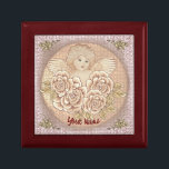 Boîte À Souvenirs Roses vintages Cherub Angel Bijoux boîte<br><div class="desc">Roses vintages Cherub Angel Jewelry Box par ArtMuvz Illustration. Correspondance cadeaux et vêtements d'ange personnalisables.Que vous cherchiez un cadeau pour un ami, un membre de la famille ou un proche, il y a un cadeau d'ange qui est parfait pour eux.Les cadeaux d'ange peuvent être religieux ou séculaires dans la nature,...</div>