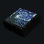 Boîte À Souvenirs Starry Night Vincent van Gogh Art Peinture<br><div class="desc">Vincent van Gogh (Néerlandais, 1853 - 1890) Starry Night, 1889, Huile sur toile Non encadré : 73 × 92 cm (28, 7 × 36, 2 po) Ce tableau représente la vue depuis la fenêtre est de la chambre d'asile de Van Gogh à Saint-Rémy-de-Provence, il ajoute un village aménagé. Il est...</div>