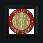 Boîte À Souvenirs Symbole en laiton en chef de corps de<br><div class="desc">Symbole en laiton en chef de corps de sapeurs-pompiers</div>