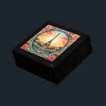 Boîte À Souvenirs Tour Eiffel Paris Paris Floral<br><div class="desc">Le Sunset Eifel Tower Paris French France Floral vous propose un coucher de soleil de style art déco avec la Tour Eiffel dans un cadre fleuri et audacieux. Créé par Evco Studio www.zazzle.com/store/evcostudio</div>