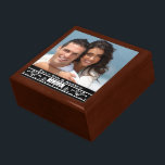 Boîte À Souvenirs Votre cadeau d'anniversaire photo Mariage ou Fianç<br><div class="desc">Mariage Black Lacquer Keepsaké concepteur personnalisé Bijoux personnalisées Boîte ou Boîte à mémoire Elégant unique Mariage Anniversaire Cadeaux de Noël ou Valentines Cadeaux de Jour</div>