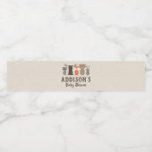 Boite à thème Baby shower Étiquettes  (Étiquettes simples)