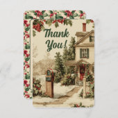 Boîte aux lettres - Carte de remerciements du tran (Devant / Derrière)