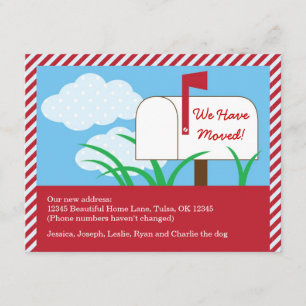 Boîte aux lettres nous avons déplacé la carte