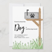 Boîte aux lettres Nous avons déplacé le Faire-part (Devant)