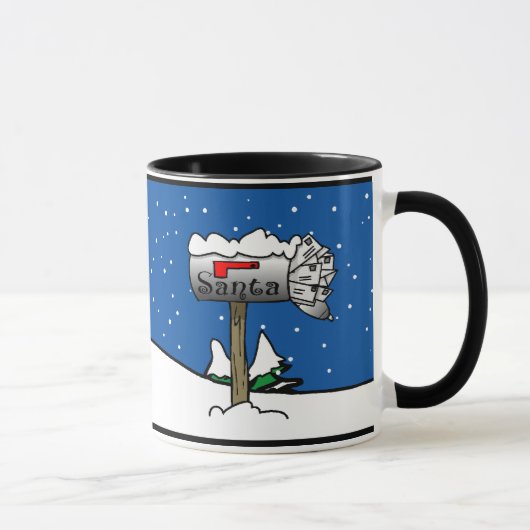 Boîte aux lettres père Noël - Mug de Noël (Droite)