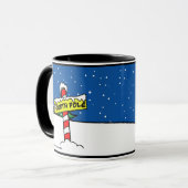 Boîte aux lettres père Noël - Mug de Noël (Devant gauche)