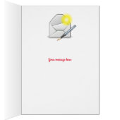 Boîte aux lettres rouge Message de pensée pour vou (Intérieur (Droit))