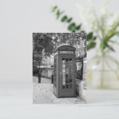 Boîte aux Téléphones, Londres Royaume-Uni Carte Po (Debout devant)