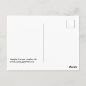 Boîte aux Téléphones, Londres Royaume-Uni Carte Po (Dos)