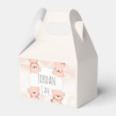Boite cadeau Baby shower Teddy bear ours (Verso)