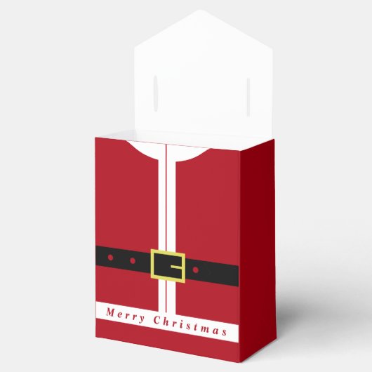 Boite cadeau de Noël amusant Santa Claus Design (Ouvert)