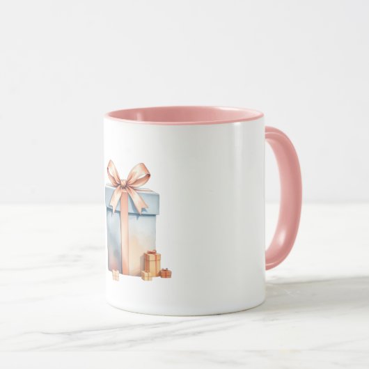 Boîte cadeau de Noël Mug (Devant droit)