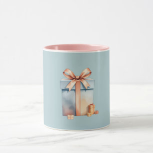 Boîte cadeau de Noël Mug