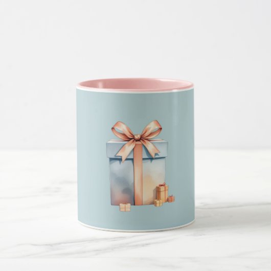 Boîte cadeau de Noël Mug (Centre)