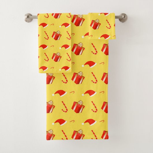 Boîte cadeau de Noël sucre de canne chapeau de Noë (En situation)