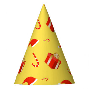 Boîte cadeau de Noël sucre de canne chapeau de Noë