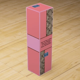 Boite cadeau de vin (Peach LED S.C.C.)RFPMDesigns