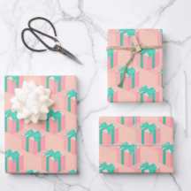 Boîte cadeau Ensemble de papier d'enveloppement ca