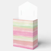 Boite cadeau Pink Green Watercolor (Ouvert)
