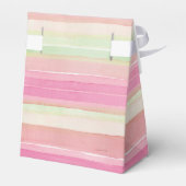 Boite cadeau Pink Green Watercolor (Arrière)