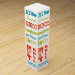 Boite Cadeau Pour Bouteille De Vin Boîte à vin de cadeau d'art de souterrain de Bunco<br><div class="desc">La boîte-cadeau de vin d'art de souterrain de Bunco comporte les mots : matrices, amis, Bunco, rire, bonnes périodes, jet, conversation, petit pain et compte. Employez ceci pour des anniversaires, Noël, l'amitié et d'autres vacances. Ajoutez votre propre texte pour personnaliser avec un nom de groupe, le nom, l'événement et plus....</div>