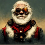 Boite Cadeau Pour Bouteille De Vin Boîte à vin Père Noël Steampunk<br><div class="desc">Steampunk Père Noël avant et après une saison de vacances très chargée.</div>