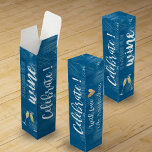 Boite Cadeau Pour Bouteille De Vin "C'Est Toujours Un Bon Moment Pour Le Vin" Boîte C<br><div class="desc">"C'Est Toujours Un Bon Moment Pour Le Vin" Boîte Cadeau Vin. Un cadeau parfait pour toute occasion. Customisez-le en changeant le nom de famille. Sur le côté de la boîte, une citation "c'est toujours un bon moment pour le vin" est écrite dans une jolie police de texte et sur l'autre...</div>