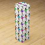 Boite Cadeau Pour Bouteille De Vin Danseurs de ballet Ballerina Neon Danse Anniversai<br><div class="desc">Le design présente une illustration marqueuse originale d'une rangée de ballerines silhouées dans des tutus néons aux couleurs vives. Idéal pour toute soirée à thème ballet, récital de danse ou célébration ! Ne vois-tu pas ce que tu cherches ? Vous avez besoin d'aide pour la personnalisation ? Contactez Rebecca pour...</div>
