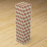 Boite Cadeau Pour Bouteille De Vin dinde Club Sandwich Deli Déjeuner Déjeuner Viande<br><div class="desc">Le design présente une illustration originale d'un sandwich club de dinde, composé de viande de dinde coupée, de laitue, de tomate et de mayo sur le pain grillé, coupé en deux et tenu avec un bâton de cocktail décoratif. Une épicerie fine, un café, un sandwich et un comptoir de déjeuner...</div>