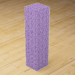 Boite Cadeau Pour Bouteille De Vin Élégant Parties scintillant Encrusted Purple Diamo<br><div class="desc">Elégant poussoir carreau violet incrusté parties scintillant motif sans soudure. Peu de couleurs disponibles,  mais n'importe quelle couleur peut être demandée par e-mail.</div>