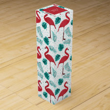 Monstère feuille de palmier étoiles flamand rouge