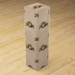 Boite Cadeau Pour Bouteille De Vin Motif d'illustration de crabe vintage sur le beige<br><div class="desc">Embrassez une ambiance vintage côtière avec ce design qui présente des illustrations complexes de crabes sur un arrière - plan beige. Parfait pour les événements sur le thème de la plage, les amateurs de fruits de mer ou les amateurs de nautisme, ce motif ajoute une touche de charme côtier intemporel...</div>