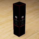 Boite Cadeau Pour Bouteille De Vin Verre de vin, Bar à vin/Vin<br><div class="desc">Verre de vin,  Bar à vin / Vaisseau Boite à vin par la boutique Carte de visite.</div>