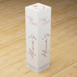 Boite Cadeau Pour Bouteille De Vin Vino Before Vows Bachelorette / Fête nuptiale<br><div class="desc">Prêt à plonger ? Célébrez une dernière fois avec vos filles avant le Grand Jour !</div>