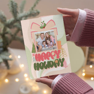 boîte cadeau rose Famille ou entreprise Carte de v