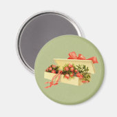 Boîte D'Art vintage De Magnet Rose (Recto/Verso)