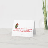 Boîte D'Art vintage Rose Carte de remerciements (Dos)