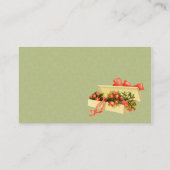 Boîte D'Art vintage Rose Carte de visite (Dos)