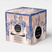 Boite de beauté marine Rose Logo Packaging (Verso)